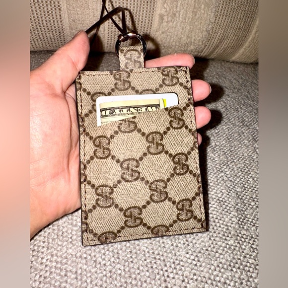 💓 Gucci Custom Lanyard ID holder credit cards wallet - Picture 2 of 10